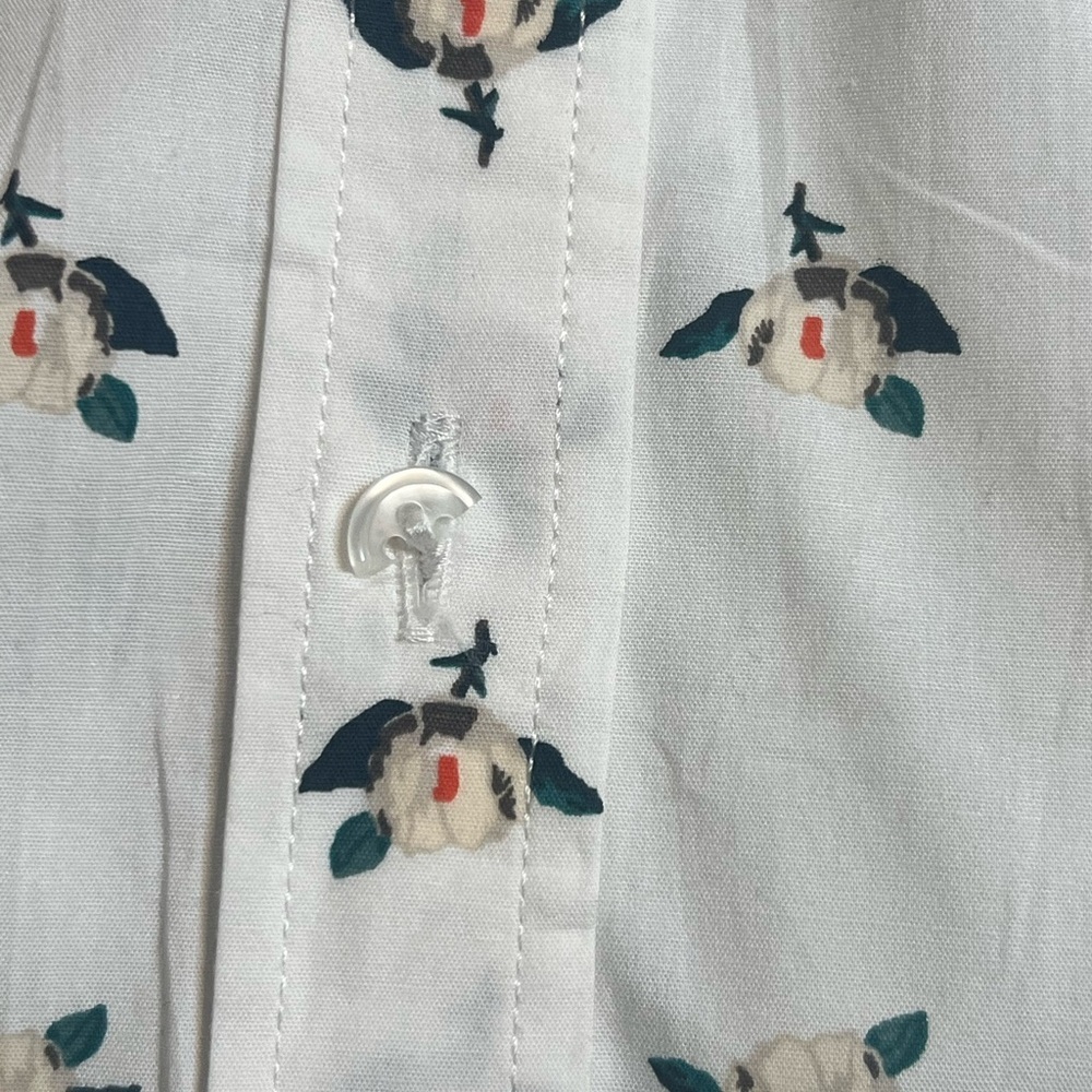 Banana Republic Riley Magnolia Floral shirt casual workwear button down shirt - Picture 9 of 10